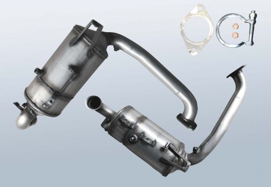 Partikelfilter Ford Focus 1.6 Tdci Baujahr 2006 Dieselpartikelfilter FORD Focus 1.6 TDCI (CAP) G8DB