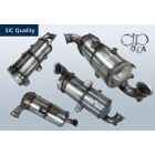 DPF - Dieselpartikelfilter mit OXI KAT CITROEN C3 Aircross II 1.5 BlueHDI 110 (2R 2C)
