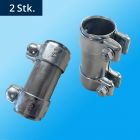 Doppelschelle 45x125 mm - Innen ⌀ 45,00mm Aussen ⌀ 49,50mm Laenge 125,00mm