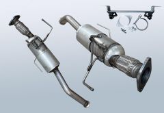 Dieselpartikelfilter NISSAN NV400 2.3 dCi 125 (X62 FV)