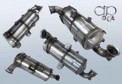 DPF - Dieselpartikelfilter mit OXI KAT VAUXHALL Grandland X 1.5 D (A18 P1UO)
